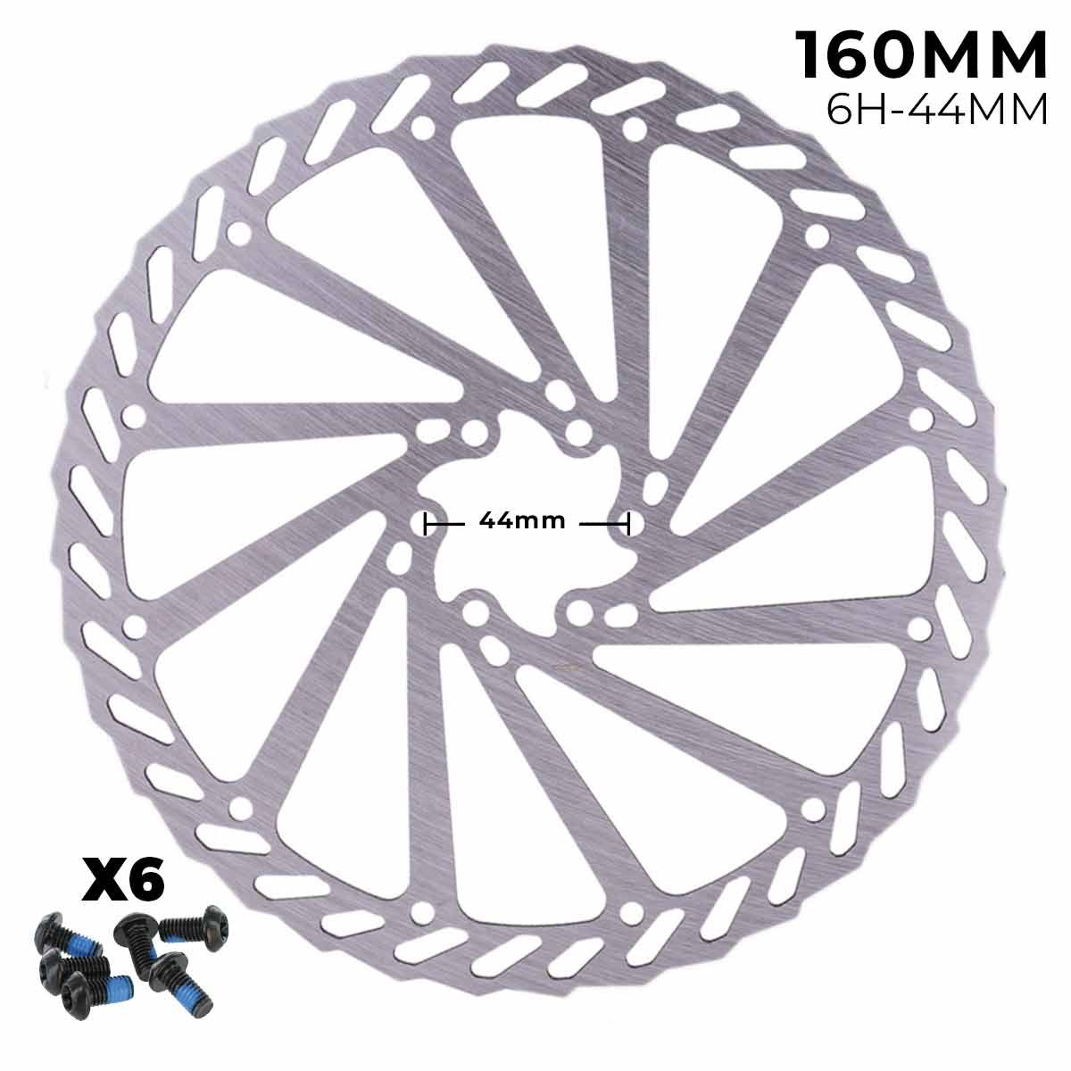 Disco de freno 160mm – Dentado (6H -44MM)