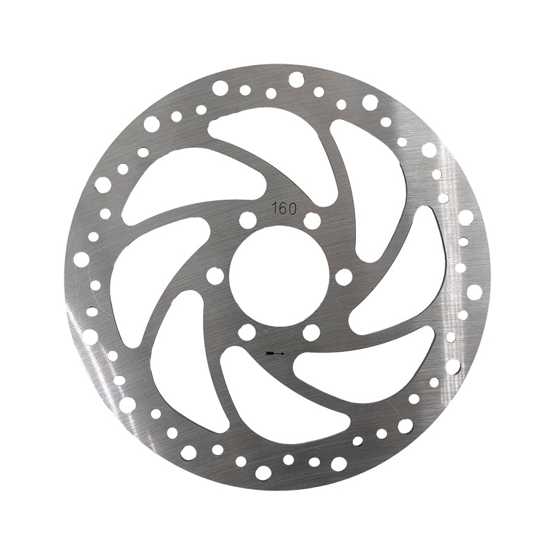 Disco de freno R6 160mm 6H plata - 48mm con grosor 2,9mm